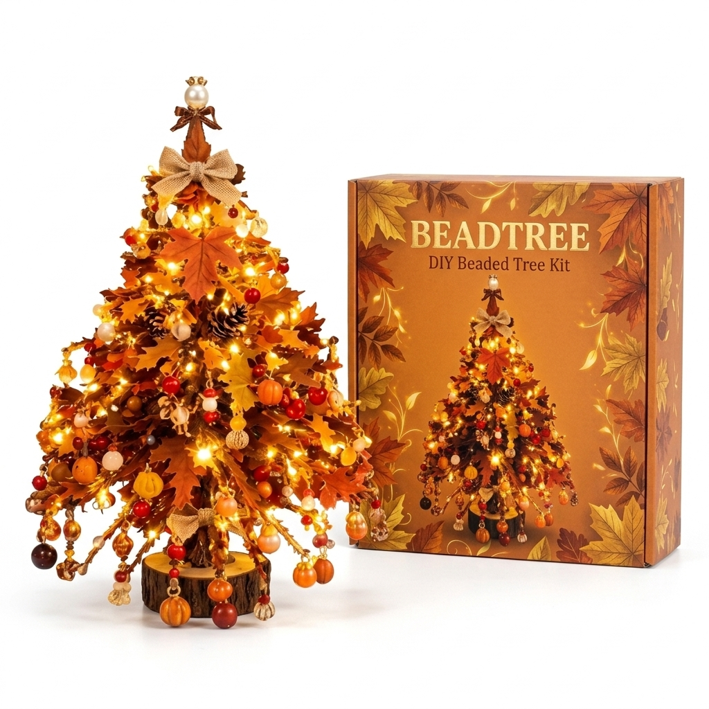 BeadTree DIY Beaded Autumn Tree Kit