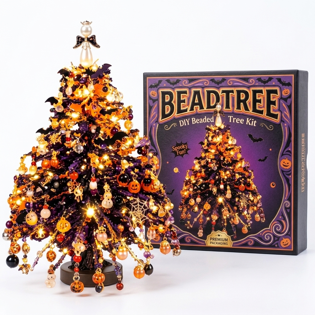 BeadTree DIY Beaded Halloween Tree Kit